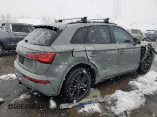 2021 Audi SQ5 Premium Plus with VIN WA1B4AFY2M2035496, listed as a Copart auction lot 79414574 with 58,326 mi miles and Salvage Title. Bid and sale history available at carsss.com. Image 3.