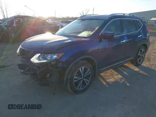 2017 Nissan Rogue SV with VIN JN8AT2MTXHW130635, listed as a IAAI auction lot 41334028 with 159,199 mi miles and . Bid and sale history available at DreamBid. Image 2.