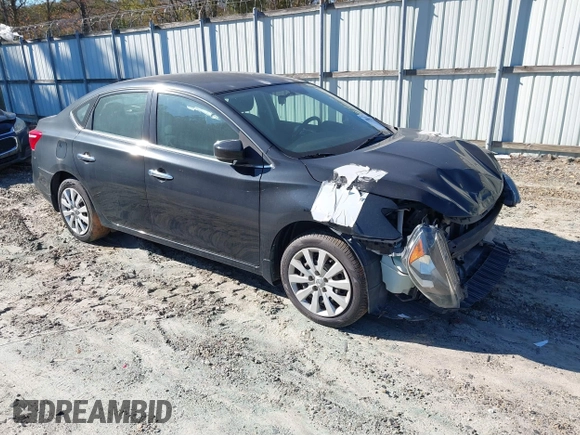 2016 Nissan Sentra S with VIN 3N1AB7AP6GY319909, listed as a IAAI auction lot 40891998 with 99,381 mi miles. Bid and sale history available at carsss.com. Image 1.