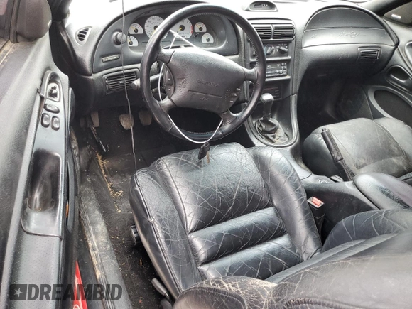 1994 Ford Mustang с VIN 1FALP42D9RF190235, выставлен на аукционе Copart как лот 59767354 с пробегом 63 585 миль миль и Списание • Salvage title. История ставок и продаж доступна на DreamBid. Изображение 8.
