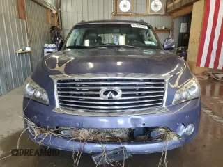 2014 Infiniti QX80 with VIN JN8AZ2NC4E9352899, listed as a Copart auction lot 54101355 with 102,340 mi miles and Salvage title. Bid and sale history available at DreamBid. Image 5.