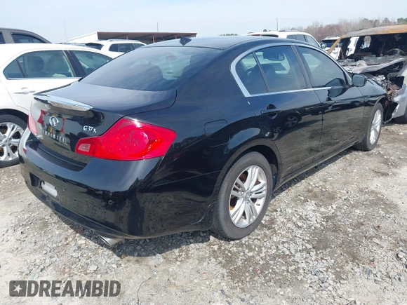 2013 Infiniti G37 x with VIN JN1CV6AR3DM752260, listed as a IAAI auction lot 41780566 with 108,985 mi miles and . Bid and sale history available at carsss.com. Image 4.