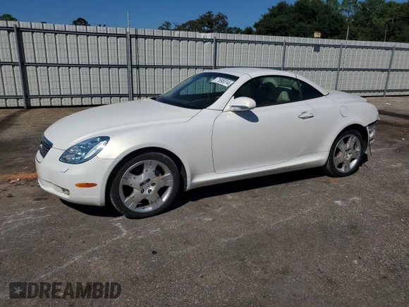 2004 Lexus SC with VIN JTHFN48Y640054422, listed as a Copart auction lot 71995314 with 195,136 mi miles and Salvage Title. Bid and sale history available at carsss.com. Image 1.