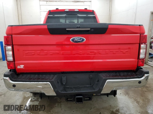 2020 Ford F-350 XL with VIN 1FT8W3BT7LED74896, listed as a Copart auction lot 53989625 with 59,726 mi miles and Salvage title. Bid and sale history available at DreamBid. Image 6.
