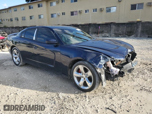 2013 Dodge Charger RT with VIN 2C3CDXCT0DH729721, listed as a Copart auction lot 77606344 with 93,408 mi miles and Salvage Title. Bid and sale history available at carsss.com. Image 4.