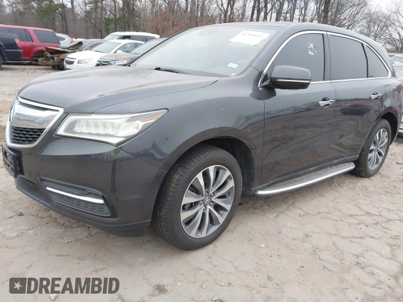 2016 Acura MDX w/Tech with VIN 5FRYD3H40GB018685, listed as a IAAI auction lot 41394033 with 148,990 mi miles. Bid and sale history available at carsss.com. Image 19.