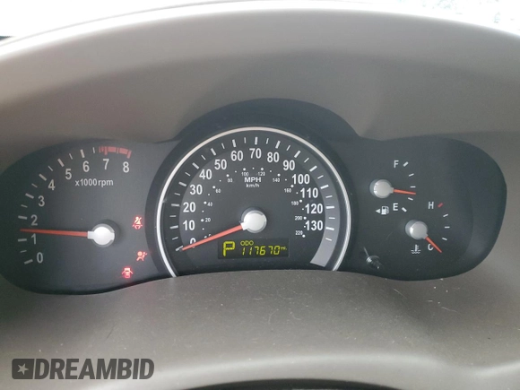 2014 Kia Sedona LX with VIN KNDMG4C73E6581348, listed as a Copart auction lot 54724885 with 117,670 mi miles and Salvage Title. Bid and sale history available at DreamBid. Image 9.