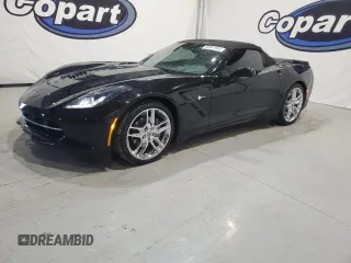 2019 Chevrolet Corvette 3LT with VIN 1G1YF3D73K5117449, listed as a Copart auction lot 82041944 with 53,554 mi miles and Salvage Title. Bid and sale history available at carsss.com. Image 1.