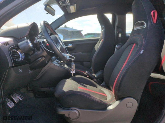 2013 FIAT 500 Abarth with VIN 3C3CFFFH9DT747783, listed as a Copart auction lot 49450205 with 77,773 mi miles and Salvage Title. Bid and sale history available at carsss.com. Image 7.