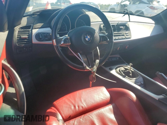 2007 BMW Z4 3.0si with VIN 4USBU53557LW92390, listed as a Copart auction lot 55604244 with 151,074 mi miles and Clean title. Bid and sale history available at DreamBid. Image 8.