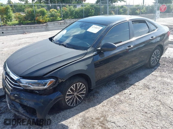 2019 Volkswagen Jetta SEL with VIN 3VWEB7BU7KM193642, listed as a IAAI auction lot 42718572 with 124,633 mi miles and . Bid and sale history available at DreamBid. Image 17.