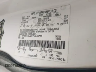 2007 Ford Explorer Eddie Bauer с VIN 1FMEU64897UA35759, выставлен на аукционе IAAI как лот 41963289 с пробегом 201 994 миль миль и . История ставок и продаж доступна на DreamBid. Изображение 9.