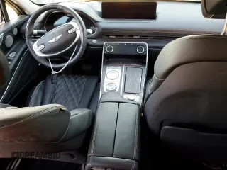 2022 Genesis GV80 with VIN KMUHCESC4NU080544, listed as a Copart auction lot 74490614 with 27,720 mi miles and Salvage title. Bid and sale history available at DreamBid. Image 8.