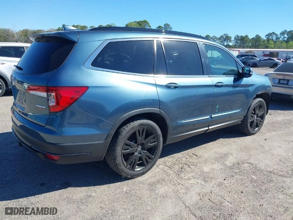 2021 Honda Pilot Special Edition with VIN 5FNYF5H27MB041981, listed as a IAAI auction lot 41789990 with 37,405 mi miles. Bid and sale history available at carsss.com. Image 4.