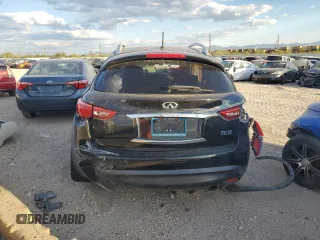 2012 Infiniti FX35 with VIN JN8AS1MU9CM121788, listed as a Copart auction lot 72579514 with 0 mi miles and Clean Title. Bid and sale history available at carsss.com. Image 6.