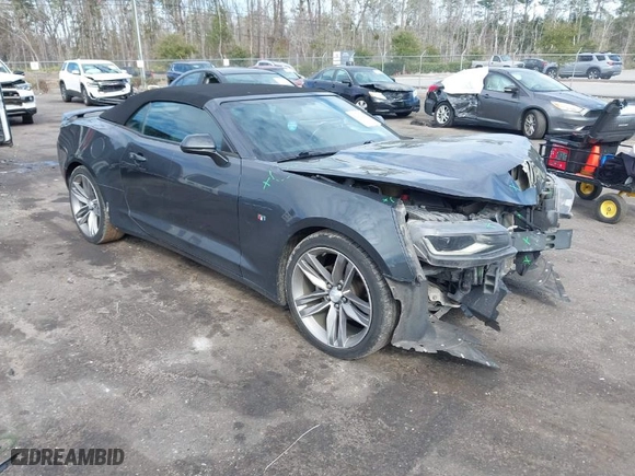 2018 Chevrolet Camaro 1LT with VIN 1G1FB3DS4J0115549, listed as a IAAI auction lot 41481201 with 118,186 mi miles. Bid and sale history available at carsss.com. Image 1.