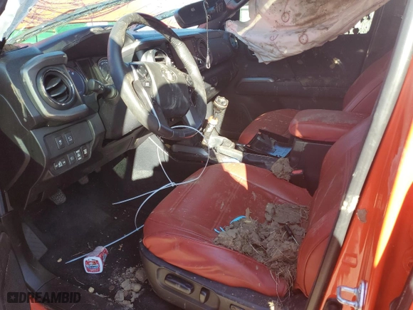 2023 Toyota Tacoma 4WD SR with VIN 3TYCZ5AN4PT107591, listed as a Copart auction lot 46186365 with 50,157 mi miles and Salvage Title. Bid and sale history available at carsss.com. Image 7.