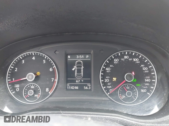 2013 Volkswagen Passat SE with VIN 1VWBH7A36DC110720, listed as a IAAI auction lot 41997869 with 114,246 mi miles and . Bid and sale history available at DreamBid. Image 7.