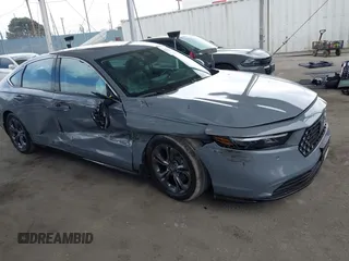 2024 Honda Accord EX-L with VIN 1HGCY2F67RA035446, listed as a IAAI auction lot 42581275 with 13,108 mi miles and . Bid and sale history available at DreamBid. Image 1.