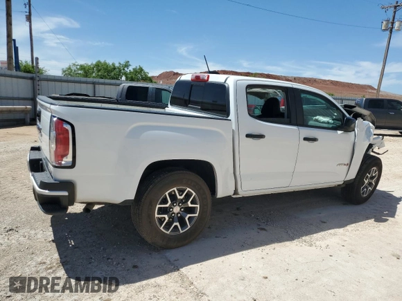 2022 GMC Canyon 4WD AT4 with VIN 1GTG6FEN2N1210072, listed as a Copart auction lot 53247005 with 64,897 mi miles and Salvage Title. Bid and sale history available at carsss.com. Image 3.