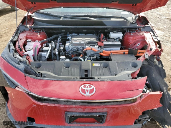 2024 Toyota bZ4X XLE with VIN JTMABACA3RA076814, listed as a Copart auction lot 47046235 with 18,457 mi miles and Salvage Title. Bid and sale history available at carsss.com. Image 12.