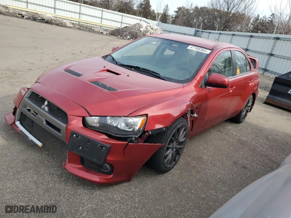 2008 Mitsubishi Lancer Evolution MR with VIN JA3AW56V08U051214, listed as a Copart auction lot 47769365 with 74,785 mi miles and Clean Title. Bid and sale history available at carsss.com. Image 1.