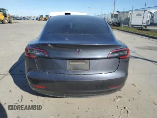 2022 Tesla Model 3 with VIN 5YJ3E1EAXNF360200, listed as a Copart auction lot 44463735 with 86,880 mi miles and Salvage Title. Bid and sale history available at DreamBid. Image 6.