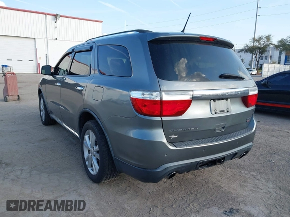 2011 Dodge Durango Crew with VIN 1D4SD4GT0BC630240, listed as a IAAI auction lot 41494046 with 174,343 mi miles and . Bid and sale history available at DreamBid. Image 3.