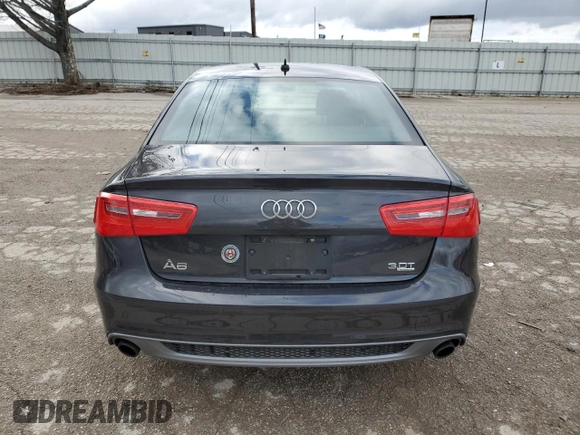 2015 Audi A6 3.0T Premium Plus with VIN WAUFGAFC4FN015316, listed as a Copart auction lot 38274453 with 99,789 mi miles. Bid and sale history available at carsss.com. Image 6.
