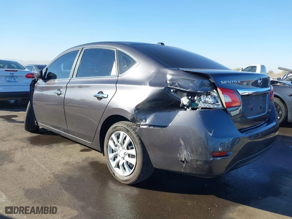 2015 Nissan Sentra S with VIN 3N1AB7AP0FY235177, listed as a IAAI auction lot 41406262 with 97,570 mi miles. Bid and sale history available at carsss.com. Image 3.