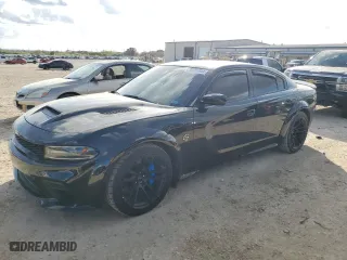 2021 Dodge Charger SRT Hellcat Redeye Widebody with VIN 2C3CDXL94MH659323, listed as a Copart auction lot 85601444 with 0 mi miles and Salvage Title. Bid and sale history available at carsss.com. Image 1.