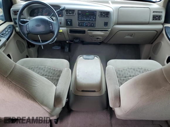 2000 Ford F-250 XL with VIN 1FTNW21F8YED04548, listed as a Copart auction lot 53504655 with 237,741 mi miles and Salvage title. Bid and sale history available at DreamBid. Image 8.
