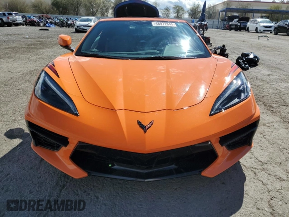 2022 Chevrolet Corvette 1LT with VIN 1G1YA2D40N5118657, listed as a Copart auction lot 48972845 with 17,189 mi miles and Salvage Title. Bid and sale history available at carsss.com. Image 5.