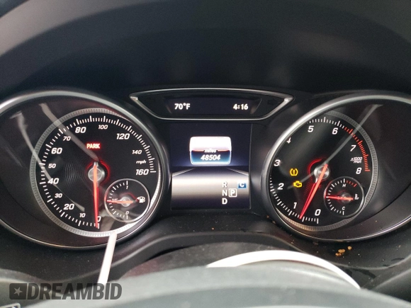2018 Mercedes-Benz CLA 250 with VIN WDDSJ4EBXJN597028, listed as a Copart auction lot 44326044 with 48,504 mi miles and . Bid and sale history available at DreamBid. Image 9.