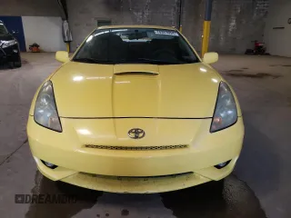 2003 Toyota Celica GT with VIN JTDDR32T930150872, listed as a Copart auction lot 76353954 with 129,294 mi miles and Salvage Title. Bid and sale history available at carsss.com. Image 5.