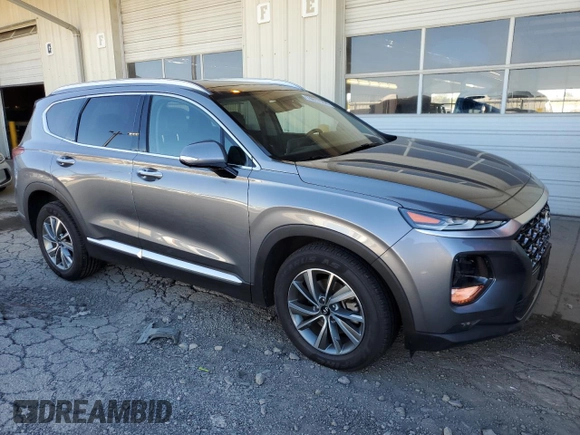 2019 Hyundai Santa Fe Ultimate with VIN 5NMS5CAD4KH045099, listed as a Copart auction lot 74817564 with 80,182 mi miles and Salvage Title. Bid and sale history available at carsss.com. Image 4.