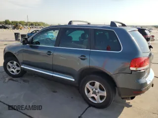 2005 Volkswagen Touareg 4.2L V8 z VIN WVGZM77L55D061960, wystawiony jako Copart lot #75717614 z przebiegiem 188 101 mil mil oraz Szkoda całkowita • Salvage title. Historia ofert i sprzedaży dostępna na DreamBid. Obrazek 2.