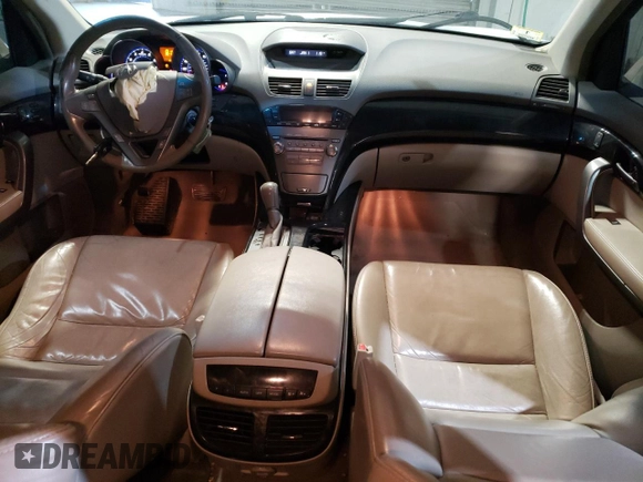 2009 Acura MDX with VIN 2HNYD28249H524070, listed as a Copart auction lot 55062955 with 193,049 mi miles and Non Repairable. Bid and sale history available at carsss.com. Image 8.