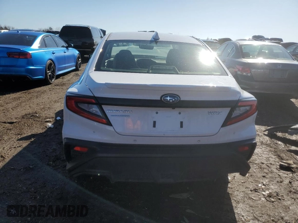 2022 Subaru WRX GT with VIN JF1VBAU62N8007972, listed as a Copart auction lot 47626025 with 20,634 mi miles and Salvage title. Bid and sale history available at DreamBid. Image 6.