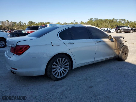 2012 BMW 7 Series 750i xDrive with VIN WBAKC6C54CDX99334, listed as a Copart auction lot 45408845 with 0 mi miles and Salvage Title. Bid and sale history available at carsss.com. Image 3.