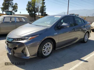 2020 Toyota Prius LE with VIN JTDKARFP9L3129159, listed as a Copart auction lot 61196965 with 58,656 mi miles and Salvage title. Bid and sale history available at DreamBid. Image 1.