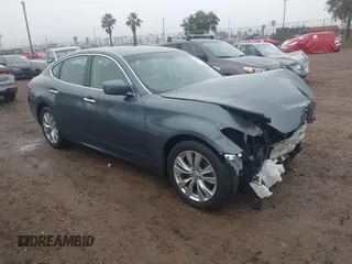 2012 Infiniti M37 with VIN JN1BY1AP8CM331234, listed as a IAAI auction lot 41524316 with 74,052 mi miles. Bid and sale history available at carsss.com. Image 1.