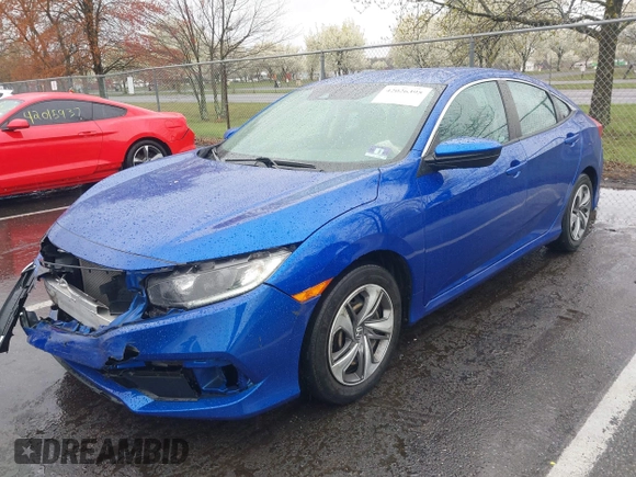 2019 Honda Civic LX with VIN 2HGFC2F64KH579860, listed as a IAAI auction lot 42026395 with 49,834 mi miles and . Bid and sale history available at DreamBid. Image 18.