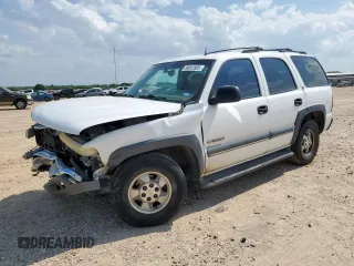 2002 Chevrolet Tahoe LS with VIN 1GNEC13Z32R200857, listed as a Copart auction lot 59812865 with 116,823 mi miles and Salvage title. Bid and sale history available at DreamBid. Image 1.