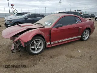 2003 Ford Mustang GT Deluxe with VIN 1FAFP42X73F394014, listed as a Copart auction lot 50248865 with 0 mi miles and Salvage Title. Bid and sale history available at carsss.com. Image 1.