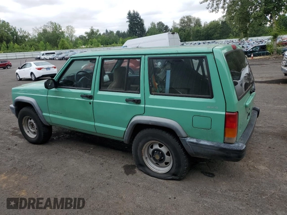 1999 Jeep Cherokee SE with VIN 1J4FF28SXXL641556, listed as a Copart auction lot 62605065 with Not provided miles and Salvage title. Bid and sale history available at DreamBid. Image 2.