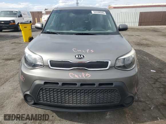 2015 Kia Soul with VIN KNDJN2A22F7130928, listed as a Copart auction lot 53330595 with 118,021 mi miles and Salvage Title. Bid and sale history available at carsss.com. Image 5.