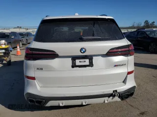 2024 BMW X5 M60i with VIN 5UX33EU00R9S83227, listed as a Copart auction lot 42813985 with 0 mi miles and Salvage Title. Bid and sale history available at carsss.com. Image 6.