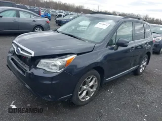 2015 Subaru Forester Touring with VIN JF2SJAWC0FH585722, listed as a IAAI auction lot 41734016 with 90,728 mi miles and . Bid and sale history available at DreamBid. Image 17.