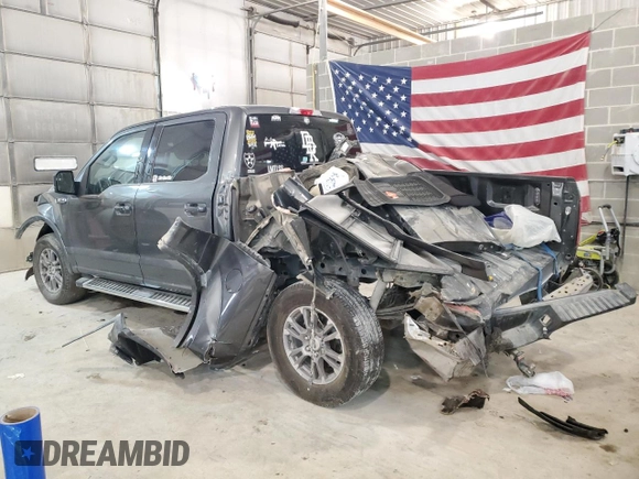 2019 Ford F-150 XL with VIN 1FTEW1E54KFB09804, listed as a Copart auction lot 52215404 with 80,222 mi miles and Salvage Title. Bid and sale history available at carsss.com. Image 2.